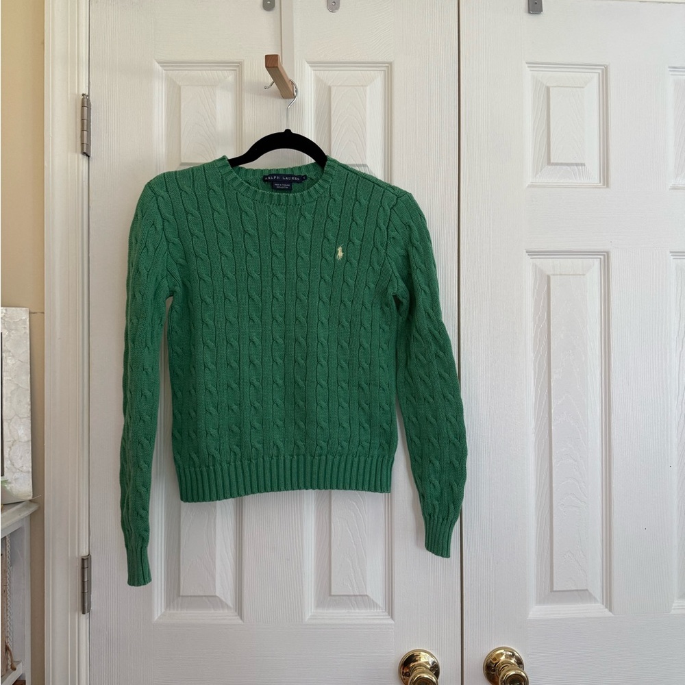 Ralph Lauren Mint Green Cotton Sweater